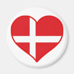 Denmark Love Refrigerator Magnet