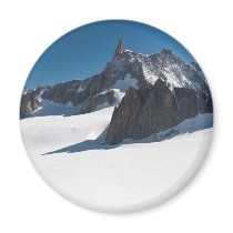 Dent du Geant - Mont Blanc Refrigerator Magnet