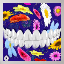 Dental art poster