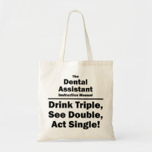 Dental assistant canvas bags