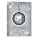 Dental Christmas Card Silver