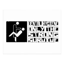 Dental Hygiene Survive Postcards