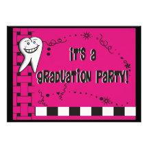 Dental Hygienist Graduation Invitations