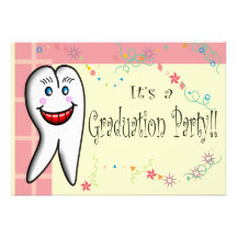 Dental Hygienist Graduation Invitations