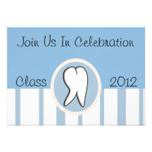 Dental Hygienist Graduation Party Invitations 2012