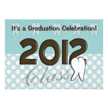 Dental Hygienist Graduation Party Invitations 2012