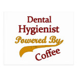 Dental Hygienist Powered By Coffee Post Card