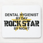 Dental Hygienist Rock Star mousepads