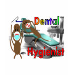 Dental Hygienist Sock Monkey Gifts t-shirts