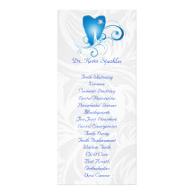 Dental Service Menu Brochure Blue Diamond Tooth Custom Rack Card