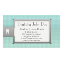Dentalcare white teeth bubble dental business card