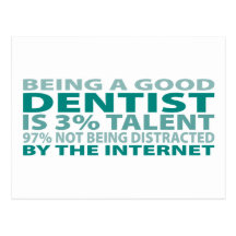 Dentist 3% Talent Postcards
