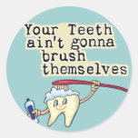Dentist and Dental Hygienist Humour Stickers