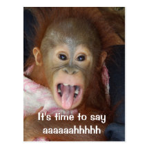 Dentist  Appointment Say Aaahh Post Card