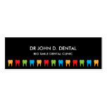 Dentist, dental business or profile card business card