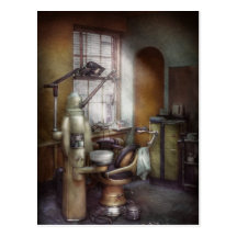 Dentist - Dental Office circa 1940's Post Card