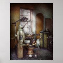 Dentist - Dental Office circa 1940's Poster