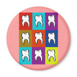 Dentist Popart Gifts magnets
