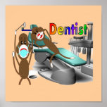 Dentist Poster Customisable--Unique Gift posters