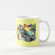 Dentist Sock Monkey Gifts--Unique Coffee Mugs