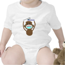 Dentist Sock Monkey Shirts and Gifts--Adorable