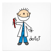 Dentist Stick Figure Announcements