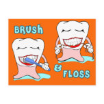 Dentists and dental hygienists humour postcards