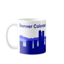 Denver Colorado - Blue Mug