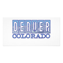 Denver, Colorado Custom Photo Card