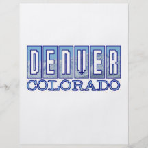 Denver, Colorado Flyer Design