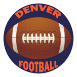 DENVER FOOTBALL stickers