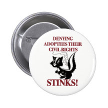 Denying Civil Rights Pinback Buttons