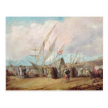 Departure of Christopher Columbus  from Palos Post Card