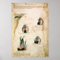 Departure of Vasco da Gama Posters