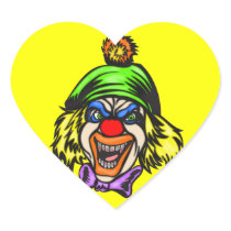Depraved Evil Clown Stickers