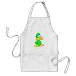 depressed green duck aprons