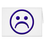 Depressed , Sad & Blue Face cards