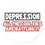 Depression...Cool Kids stickers