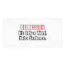 Depression...Not a Sentence Personalized Photo Card