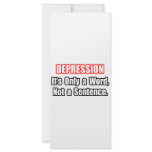 Depression...Not a Sentence rack cards