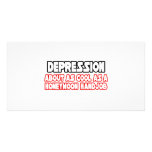 Depression...Not Cool Customized Photo Card