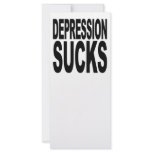 Depression Sucks rack cards