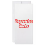 Depression Sucks rack cards