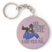 Der Frühe Vogel Keychain