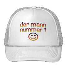 Der Mann Nummer 1 - Number 1 Husband in German Mesh Hats