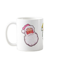 Der rosa Weihnachtsmann Kaffeehaferl