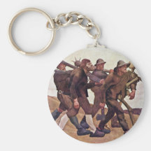 Der Totentanz By Year Nine By Egger-Lienz Albin Keychain