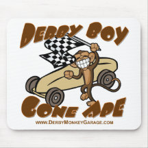 Derby Boy Gone Ape Mouse Mats