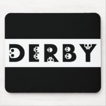 derby : skullphabet mousepads