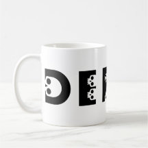 derby : skullphabet mug